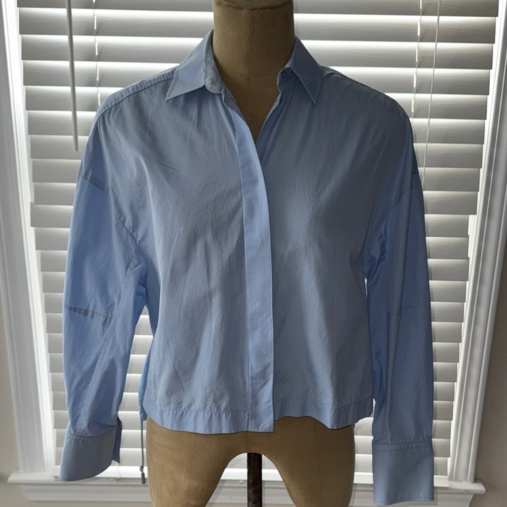 Sportmax Classic Light Blue Women’s Button-Up Shirt